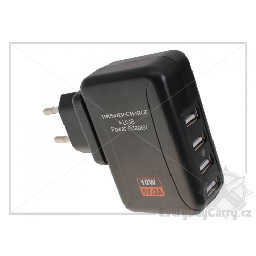 4xUSB nabíječka 230V 10W 4xUSB nabíječka 230V 10W